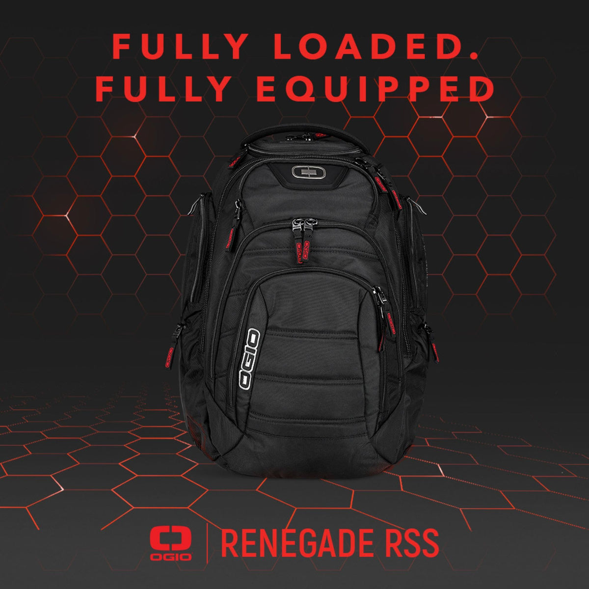 Renegade Backpack (Renegade by OGIO – Large, Polyester, Black, Model 111059_03