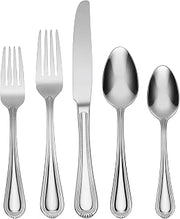 Oneida Countess 45-Piece 18/0 Silverware Set for 8, Flatware | mirror finish, dishwasher safe | includes serving spoons and utensil set | cutlery set, wedding silverware