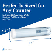 San Jamar Blue / 1 / 4-10 oz Cup Holders