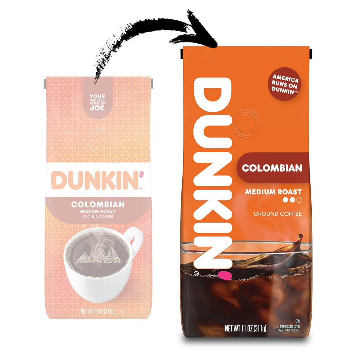 Dunkin' Colombian / 11 Ounce (Pack of 6) / 6 Ground Coffee