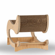 Real Wood Medium Wooden Cat Rocking Chair by Armarkat – 12" (L) x 8" (W) x 23" (H), Wood, Original Wood Grain, Model S1302