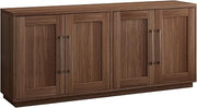 Henn&Hart 68" Modern Sideboard Buffet Cabinet, Medium Walnut