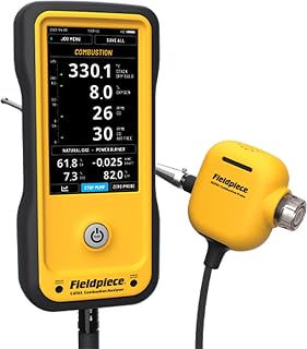 Fieldpiece CAT85 - Combustion Analyzer with Live Draft and Built-in Monometer