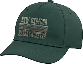 Retro New Bedford Massachusetts Adjustable Baseball Hat