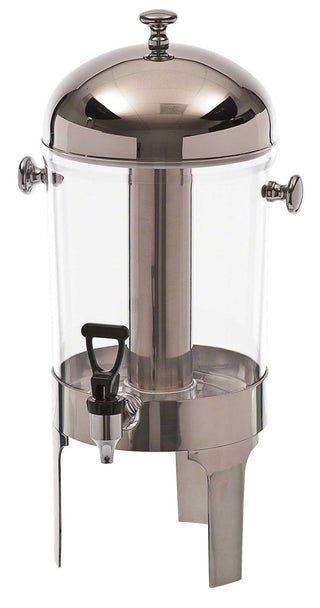 Browne 7 qt Juice Dispenser - Harmony Collection by Browne Foodservice – round, Stainless Steel, Metal, Model 575179