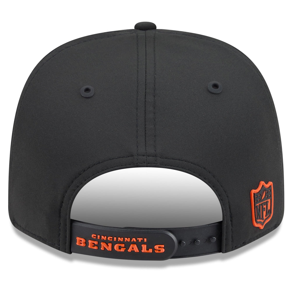 Men's Black Cincinnati Bengals Sideline 9SEVENTY Adjustable Hat by New Era – 84% Polyester/16% Elastane, Cincinnati Bengals, Black, Model 2026