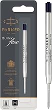 Parker Quinkflow Ballpoint Pen Ink Refill, Medium Tip, Black