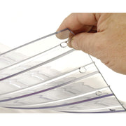 14'W x 13'H Transparent Scratch Resistant Strip Door Curtain Kit by Global Industrial – 6.5"L x 7"W x 25.5"H, Plastic, Transparent, Model 786144