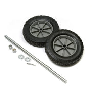Replacement Mold-On 8" Rubber Hand Truck Wheel Kit by Global Industrial – 19"L x 1.75"W x 3"H, Mold-On Rubber, Black, Model 330CP18