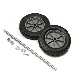 Replacement Mold-On 8" Rubber Hand Truck Wheel Kit by Global Industrial – 19"L x 1.75"W x 3"H, Mold-On Rubber, Black, Model 330CP18