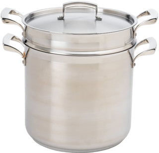 Browne () 20 qt Stainless Steel Pasta Cooker by Browne Foodservice – 20 Quarts, Stainless Steel, Silver, Model 5724090