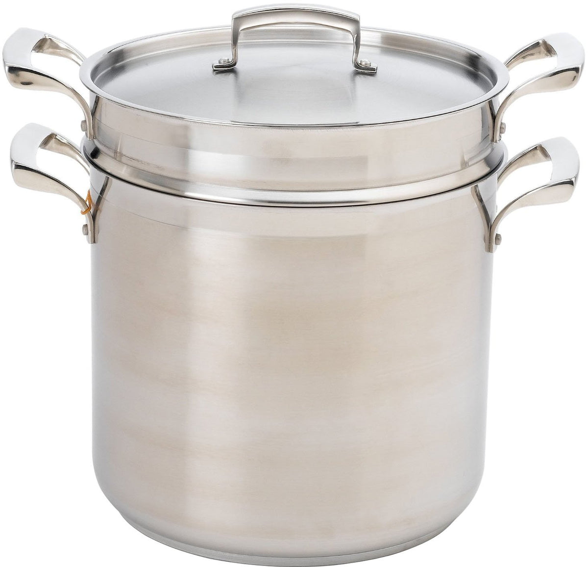 Browne (5724080) 20 qt Stainless Steel Double Boiler by Browne Foodservice – 20 Quarts, Stainless Steel, Silver, Model 5724090