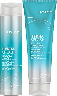 Joico HydraSplash Hydrating Shampoo and Conditioner| For Fine, Medium, Dry Hair | Replenish Moisture | Add Hydration & Softness | With Sea Kelp & Coconut Water | 10.1 Fl Oz