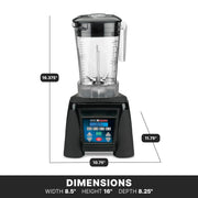 Waring 48 Ounce Copolyester Jar / Black / Modern Countertop Blenders