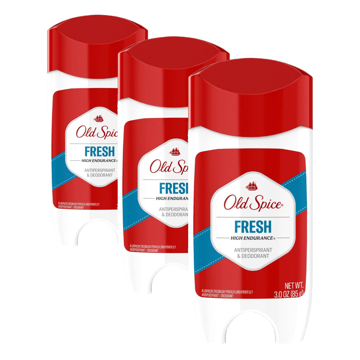 Old Spice 3 Ounce (Pack of 3) / White / 1 Deodorant