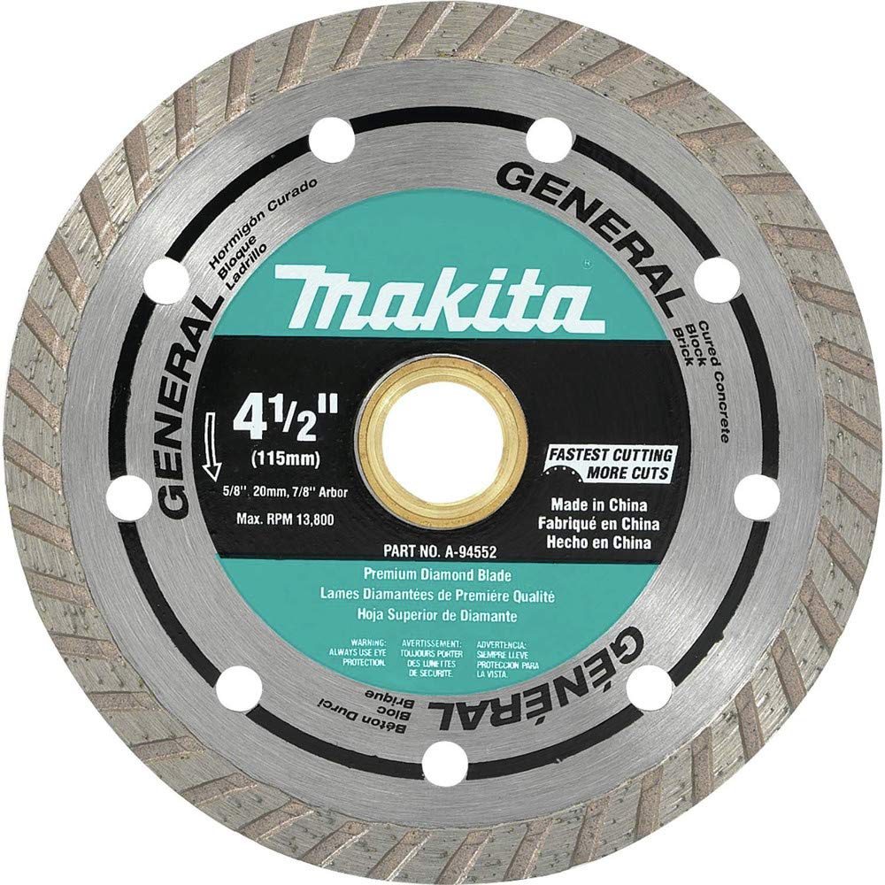 Angle Grinder by Makita – 4-1/2", Metal, Blue, Model 9557PBX1