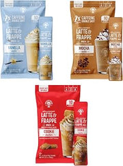 The Frozen Bean Frappe & Latte Instant Mix - Vanilla Bean & Mocha & Cookie Butter