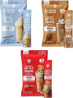 The Frozen Bean Frappe & Latte Instant Mix - Vanilla Bean & Mocha & Cookie Butter
