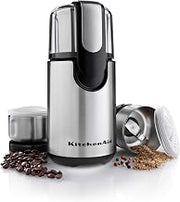 KitchenAid Blade Coffee Grinder and Spice Grinder Combo Pack, Onyx Black | Grinds Coffee Beans and Spices, Simple One-touch Operation, Stainless Steel Blades for Durability
