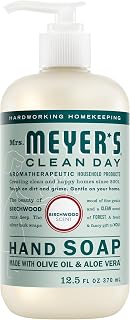 Mrs. MEYER'S CLEAN DAY Hand Soap, Birchwood Scent, 12.5 Fl Oz Bottle