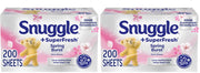 Snuggle 라벤더. / 200 Count (Pack of 2) / Spring Burst Dryer Sheets