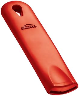 PADERNO World Cuisine Silicone Handle Cover, For 7 7/8in to 13 3/4in pans, Red