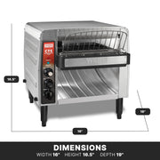 Waring 6-20 Phase Plug / 208-Volt / Silver Toasters