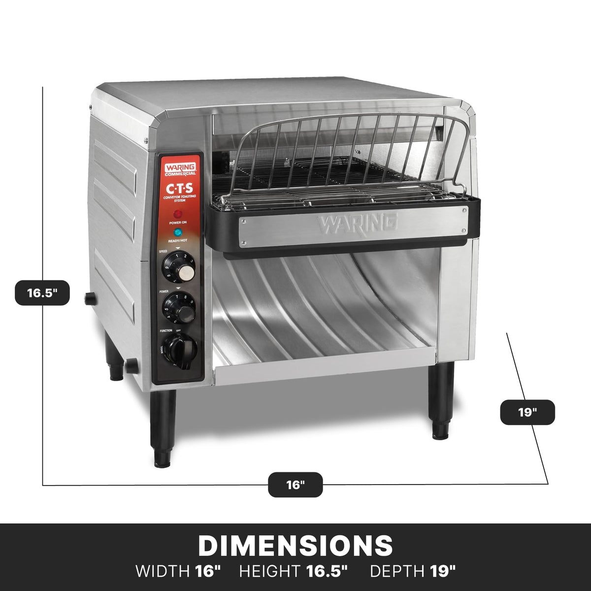 Waring 6-20 Phase Plug / 208-Volt / Silver Toasters