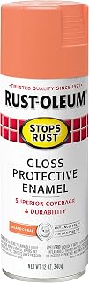 Rust-Oleum 353010 Stops Rust Spray Paint, 12 oz, Gloss Island Coral