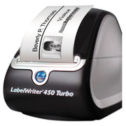 DYM1752265 - LabelWriter 450 Turbo Direct Thermal Printer - Monochrome - Label Print by DYMO – Black, Model V150276