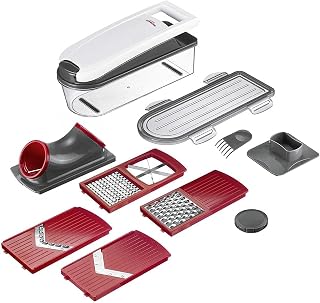 Westmark Multi-Slicer Dicer Star, 11 piece set, Red/Black