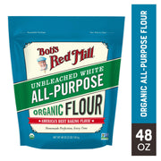 Organic All Purpose Unbleached Flour by Bob's Red Mill – 48 Ounce (Pack of 1)
