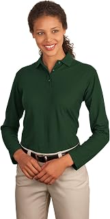 Port Authority Women's Silk Touch Long Sleeve Polo