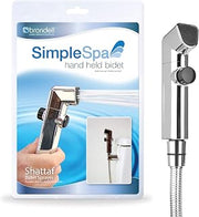 Brondell SimpleSpa Hand Held Bidet Shattaf Sprayer, Silver