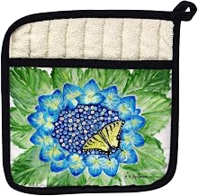 Betsy Drake PT227 Hydrangea & Butterfly Pot Holder
