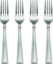 Oneida Butler Everyday Flatware Dinner Forks 18/0 Stainless Steel, Set of 4, Silver