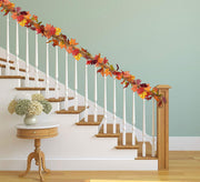 DearHouse Fall Maple Leaf Garland, 5.9 Feet, 2 Pack