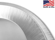 Disposable Smooth-Wall Aluminum Pie Pans Plate Tin - 9" Aluminum Baking Pan for Baking by Handi-Foil – 9", 28 fluid_ounces, Aluminum, Silver, Model unknown