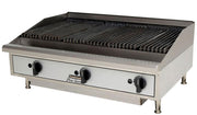 24" Radiant Gas Charbroiler by Toastmaster – Stainless Steel, Model TMRC24