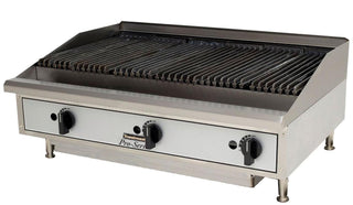 24" Radiant Gas Charbroiler by Toastmaster – Stainless Steel, Model TMRC24