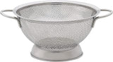 HIC Harold Import Co. Kitchen Perforated Colander with Handles, 18/8 Stainless Steel, 8.5 Inches