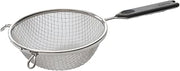 Winco 6 1/4" Stainless Steel Mesh Strainer | Foodservice, Great for Draining Pasta, Rinsing Produce, Straining and Kitchen Prep