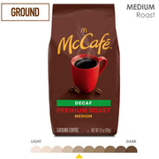 Premium Roast Decaf by McCafe – 12 Ounce (Pack of 1), Model 00043000060919