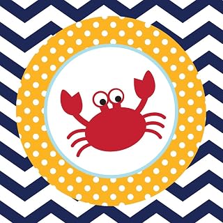 Creative Converting Napkins, Beverage, Crab