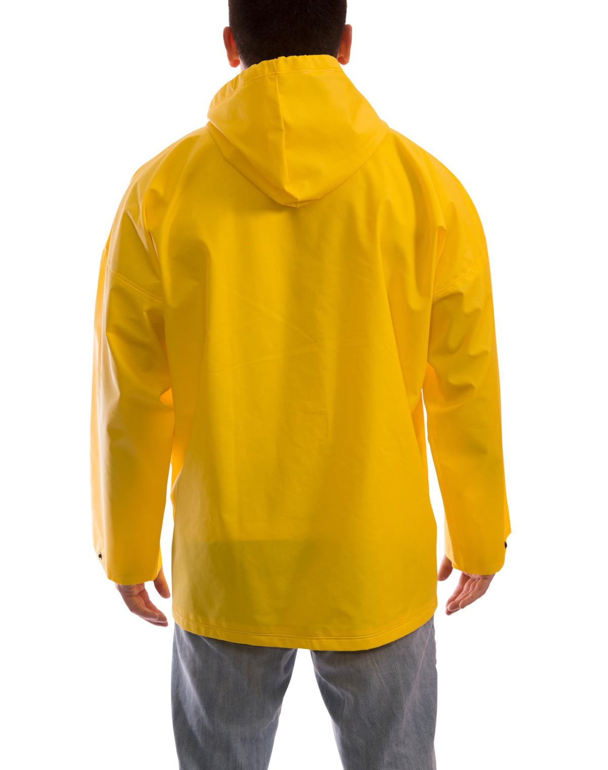 DuraScrim Jacket by TINGLEY – Small, PVC on Polyester, Yellow, Model J56107