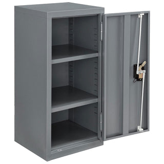 Wall Mount Storage Cabinet by Global Industrial – 13.75 inches W x 12.75 inches D x 30 inches H, Alloy Steel, Gray, Model 269874GY