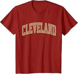 Cleveland Lovers Cleveland Souvenir Men Women Kids Retro T-Shirt