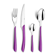 Amefa 32 Piece Cutlery Set for 8 People / Purple / Modern Flatware Sets