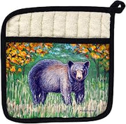 Betsy Drake PT536 Black Bear Pot Holder