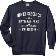 North Cascades National Park Comfort Colors Adult Sweatshirt